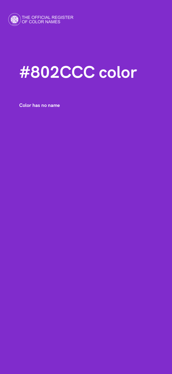 #802CCC color image