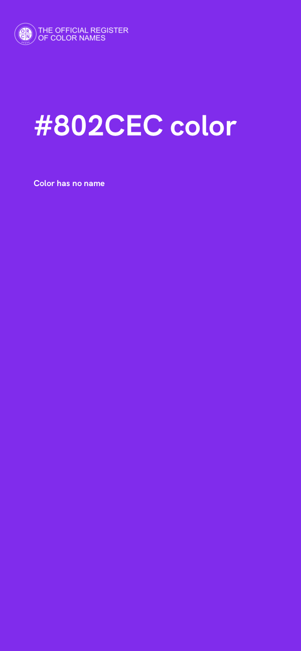#802CEC color image