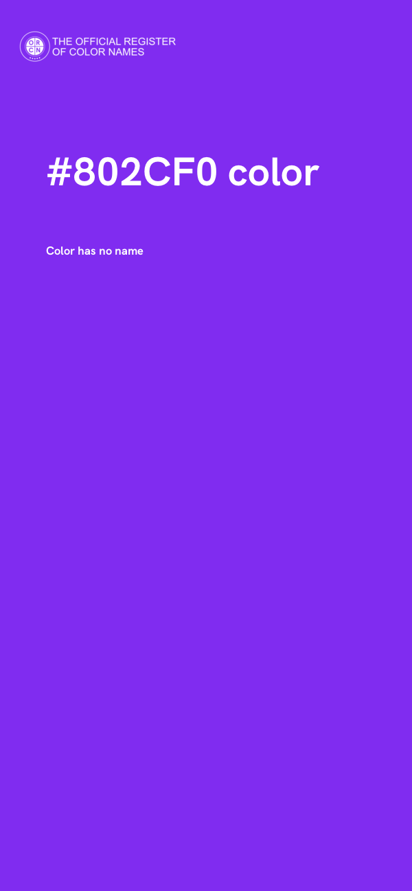 #802CF0 color image