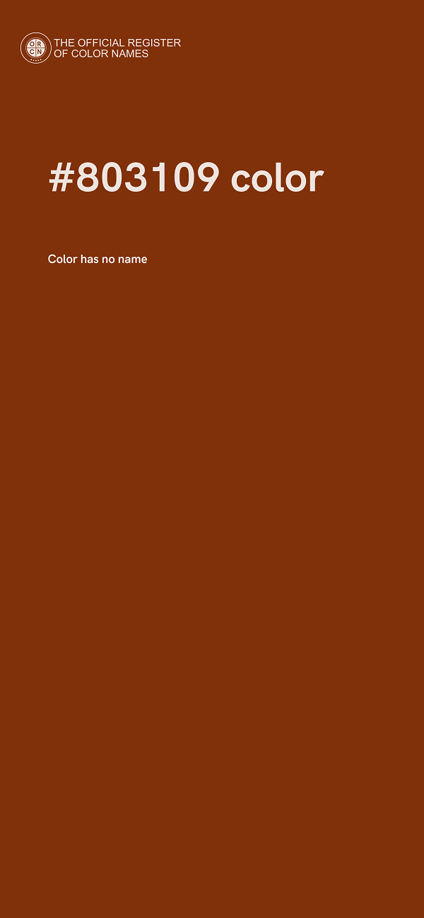 #803109 color image