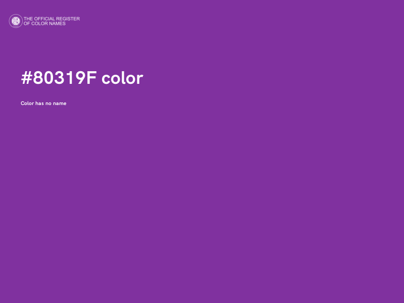 #80319F color image