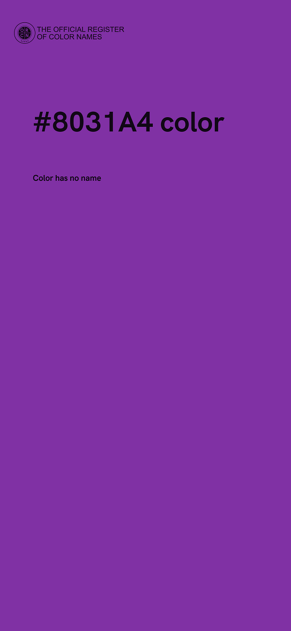 #8031A4 color image