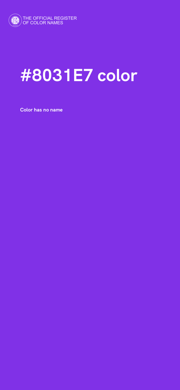 #8031E7 color image