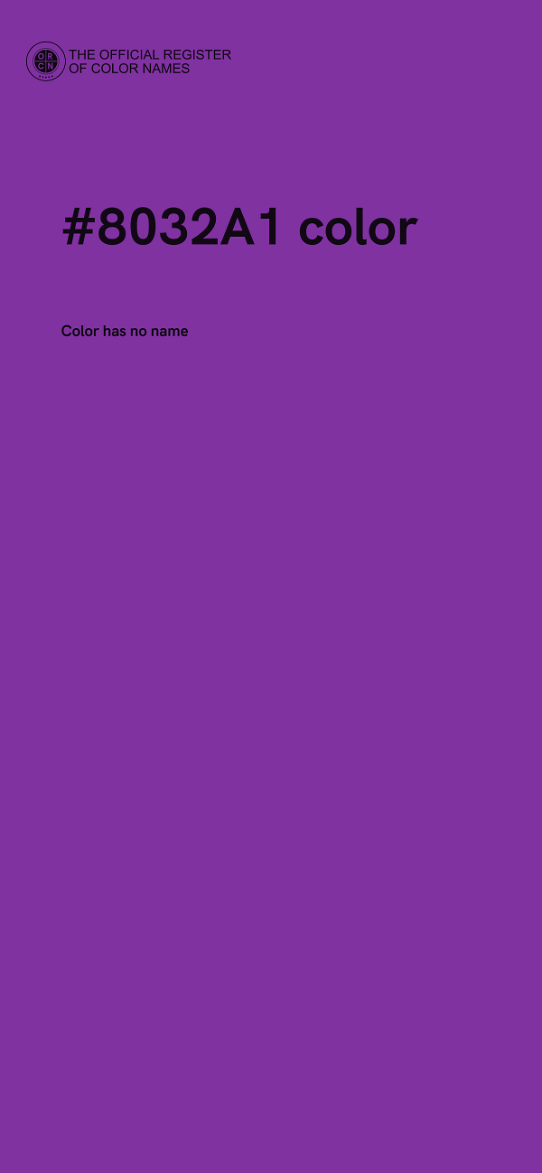 #8032A1 color image