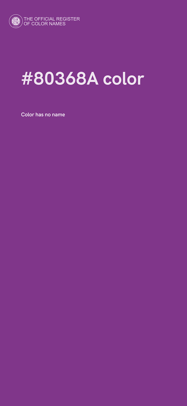 #80368A color image