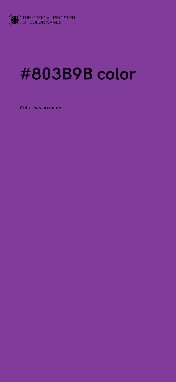 #803B9B color image