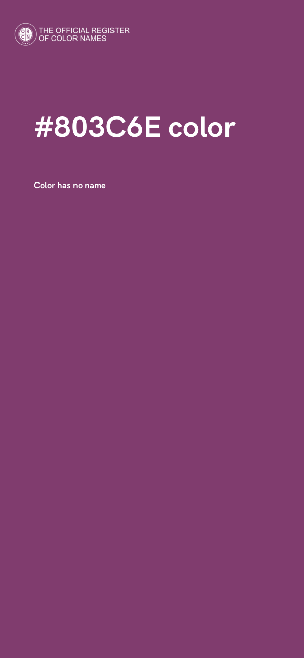 #803C6E color image