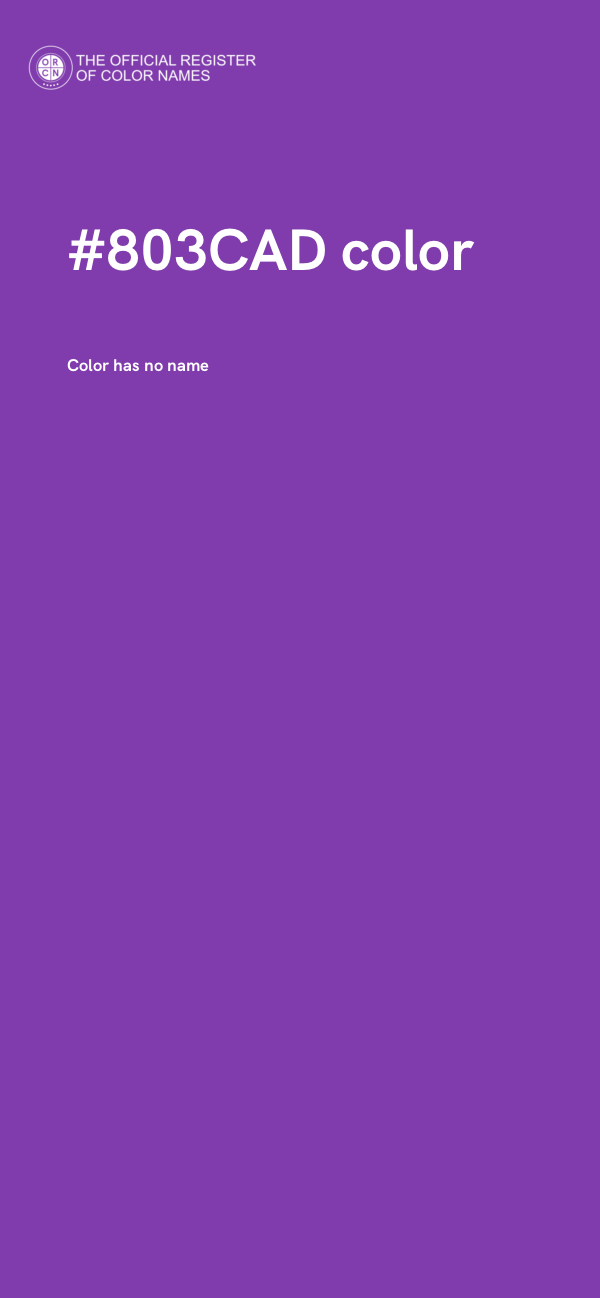 #803CAD color image