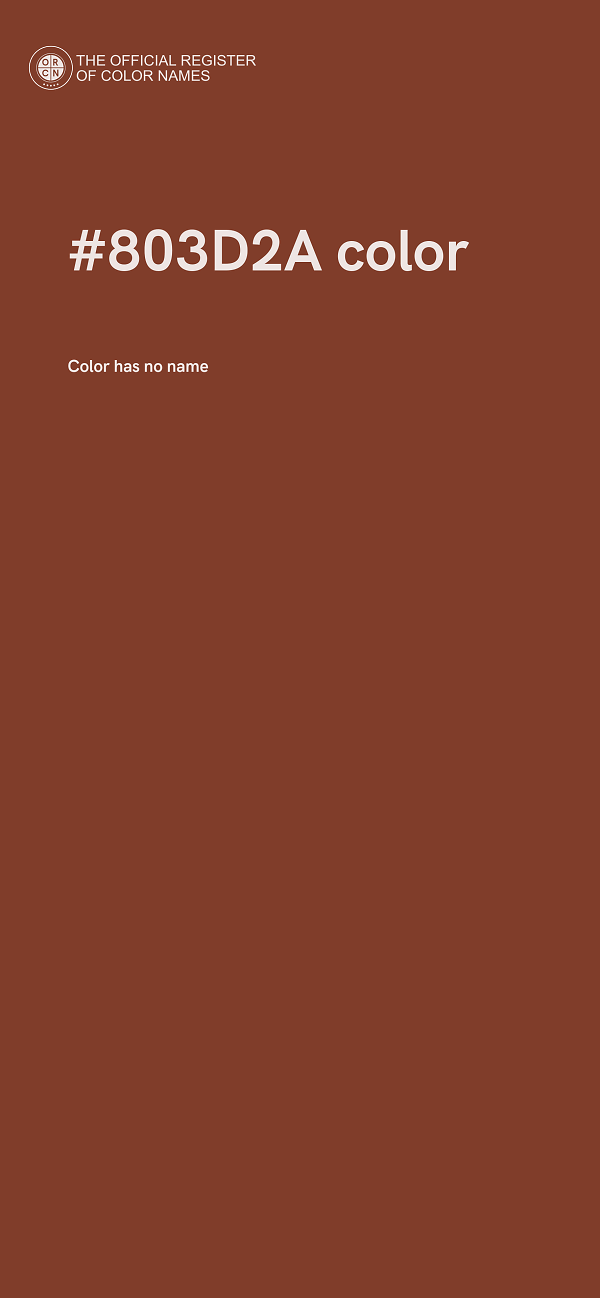#803D2A color image