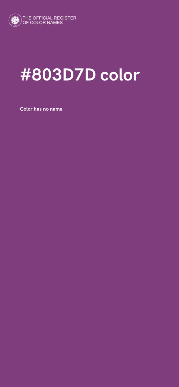#803D7D color image