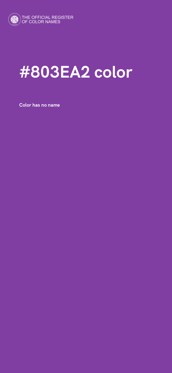 #803EA2 color image