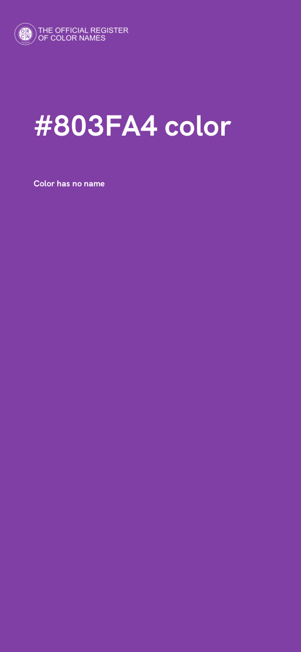 #803FA4 color image