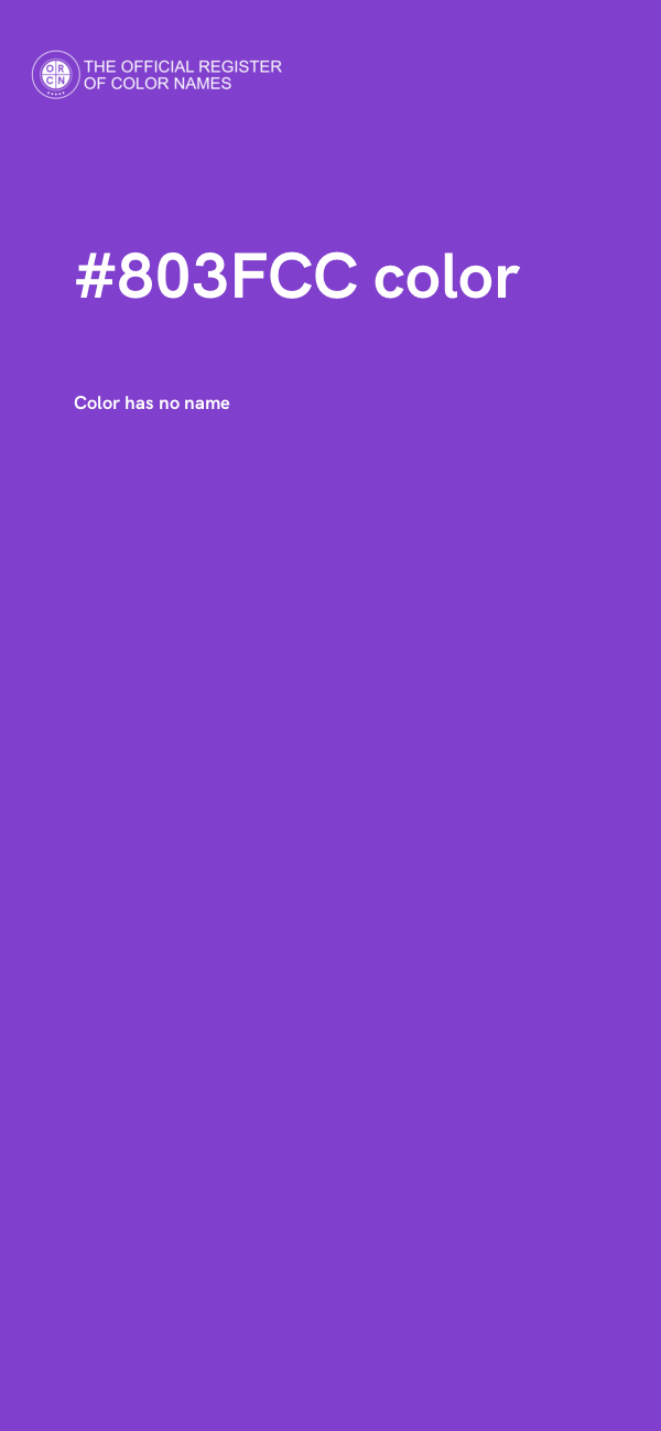 #803FCC color image