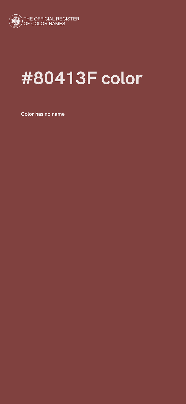 #80413F color image