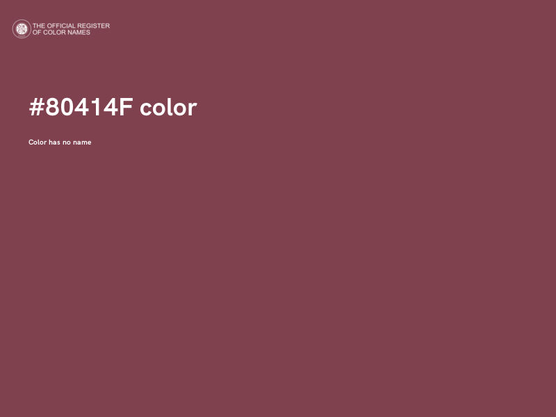 #80414F color image