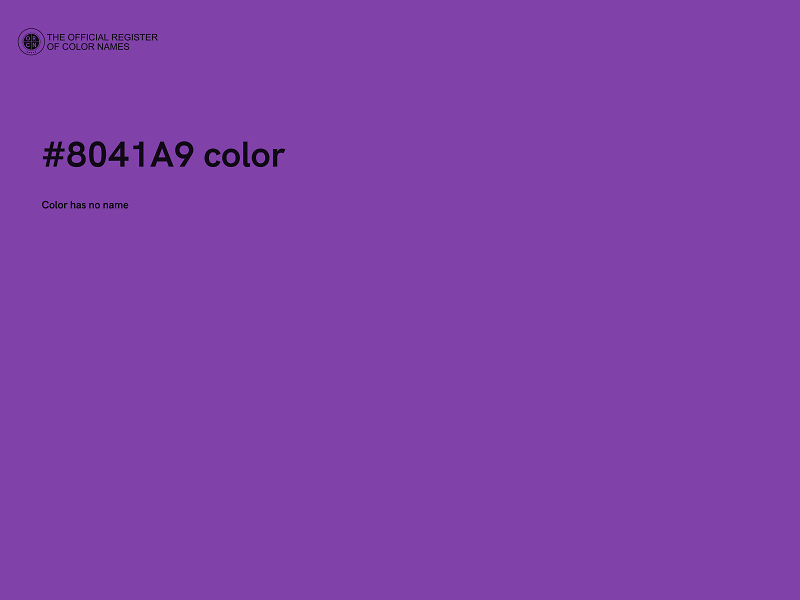 #8041A9 color image