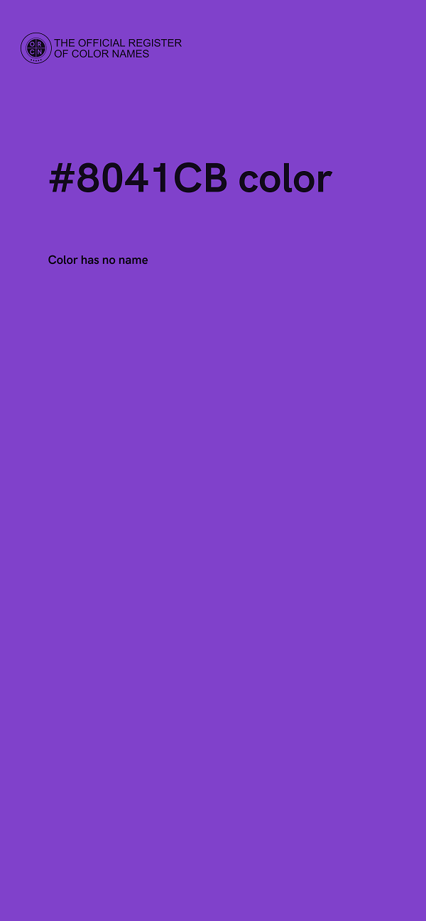#8041CB color image