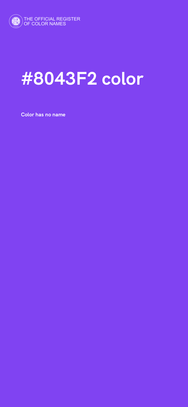 #8043F2 color image