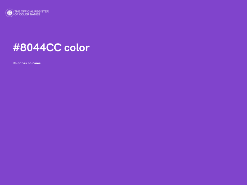 #8044CC color image