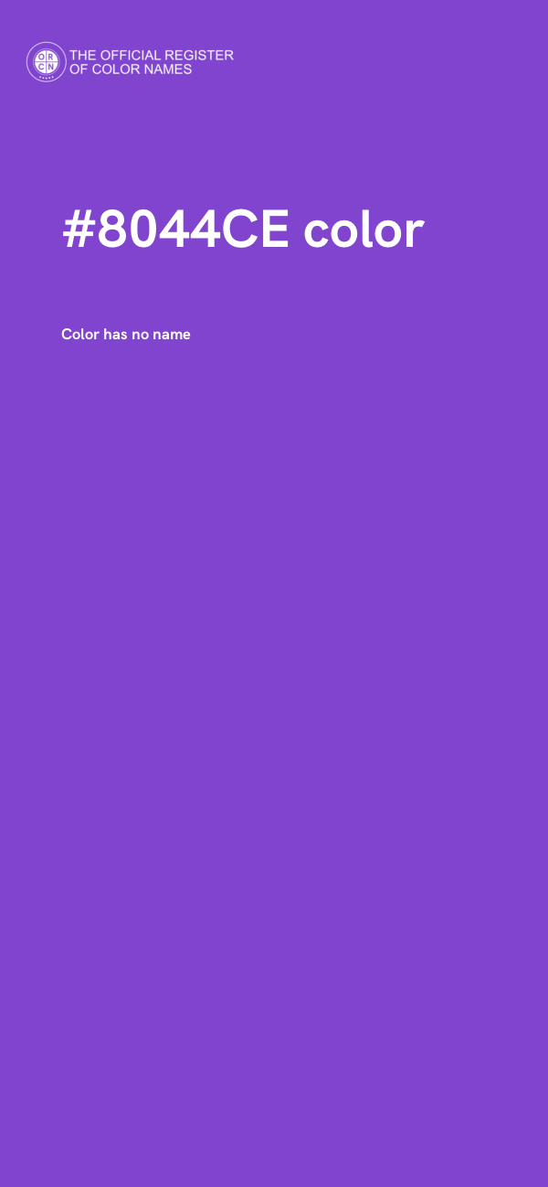 #8044CE color image