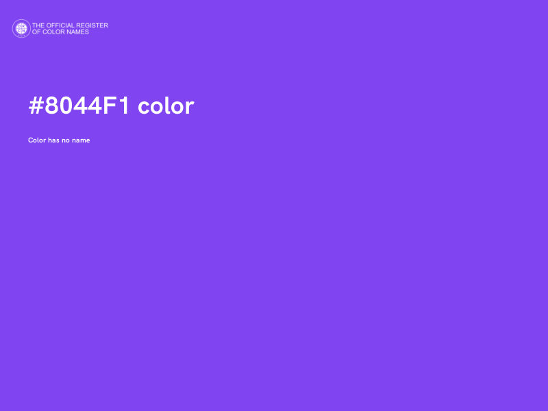 #8044F1 color image