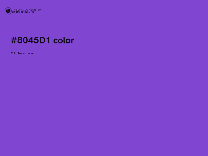 #8045D1 color image