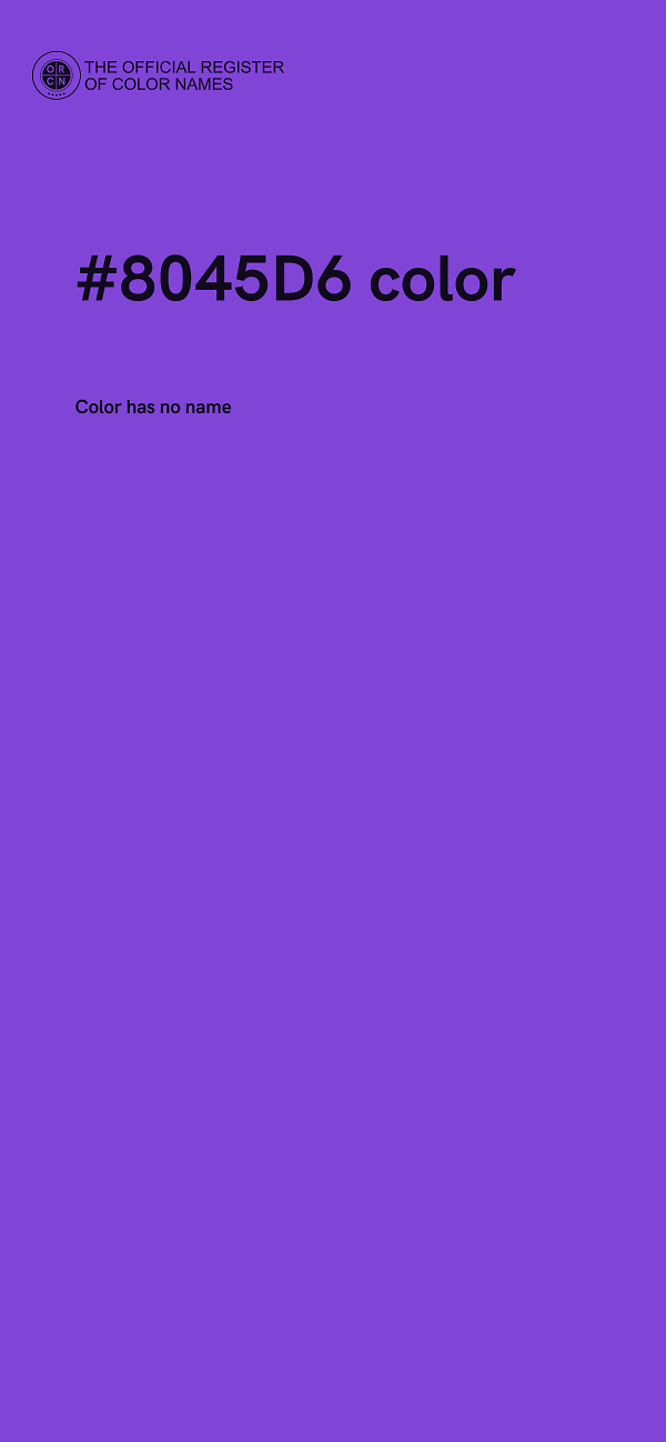 #8045D6 color image