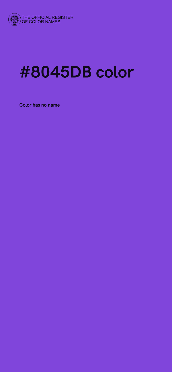 #8045DB color image