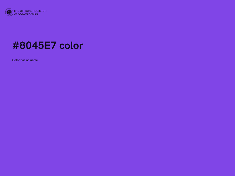 #8045E7 color image