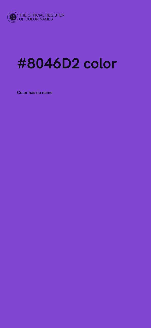 #8046D2 color image