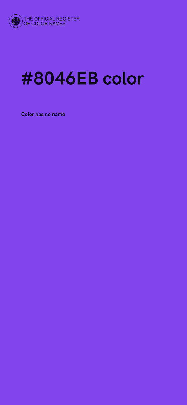 #8046EB color image