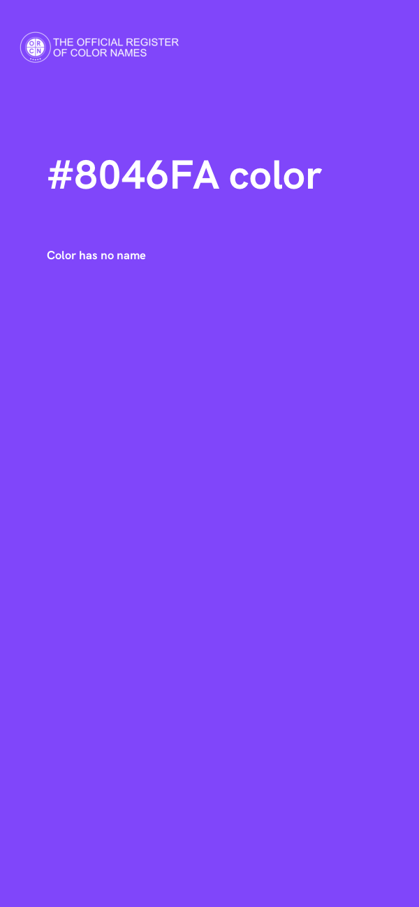 #8046FA color image