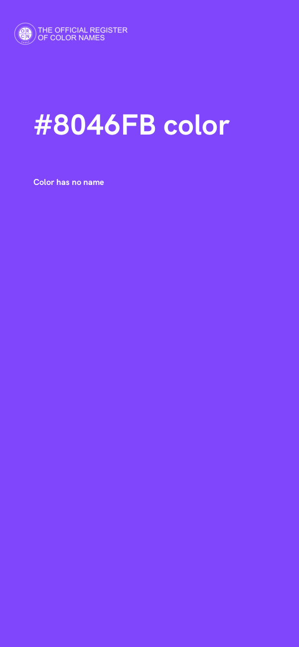 #8046FB color image