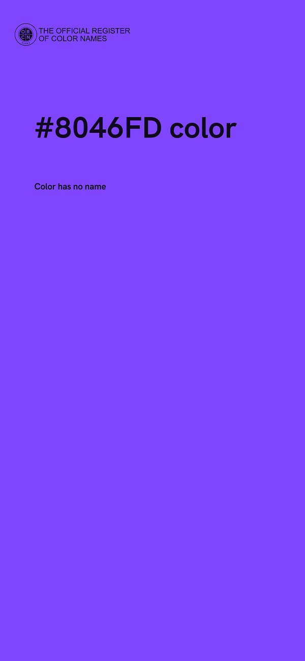 #8046FD color image