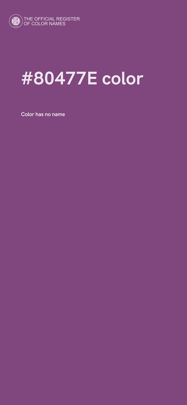 #80477E color image