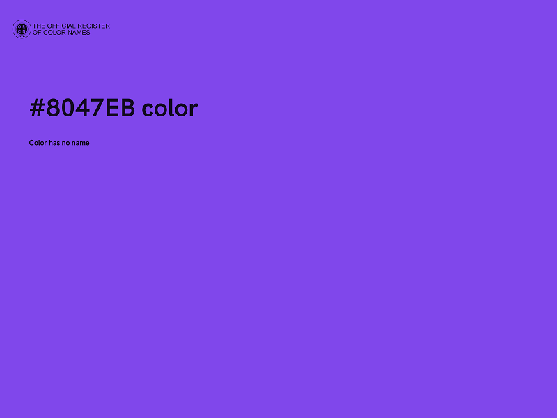#8047EB color image