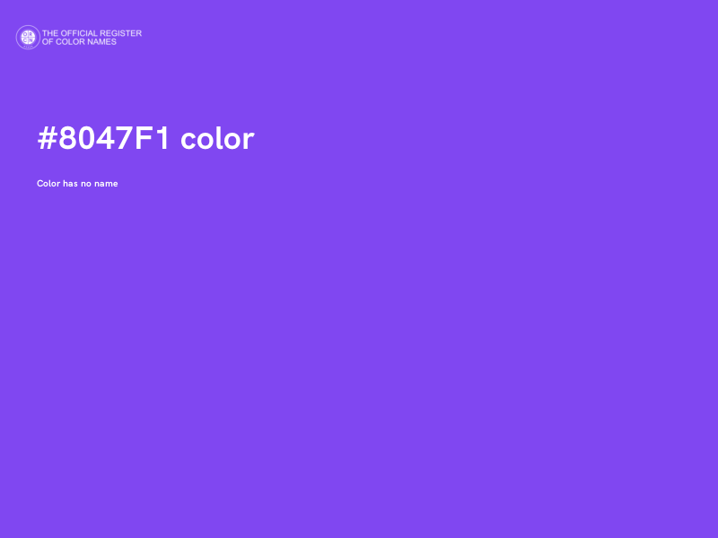 #8047F1 color image