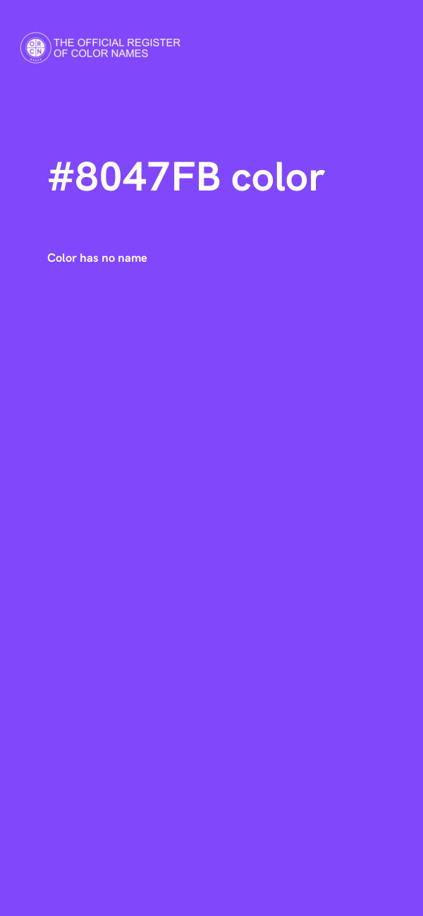 #8047FB color image