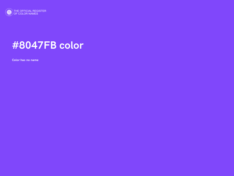 #8047FB color image