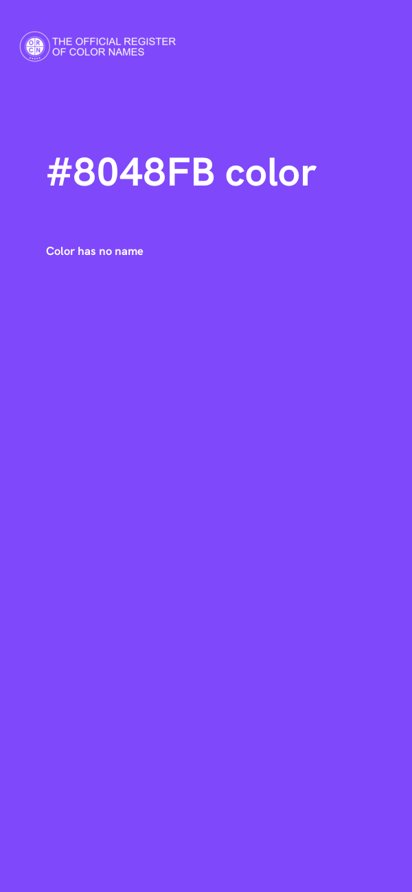 #8048FB color image