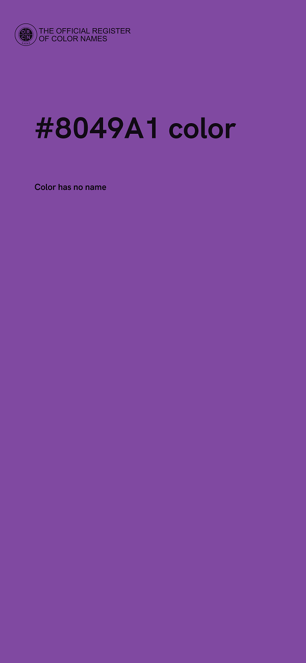#8049A1 color image