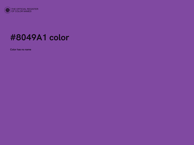#8049A1 color image