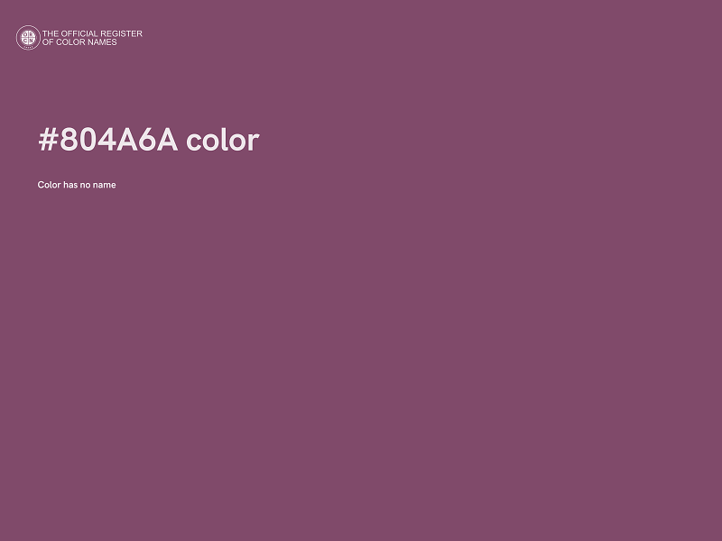 #804A6A color image