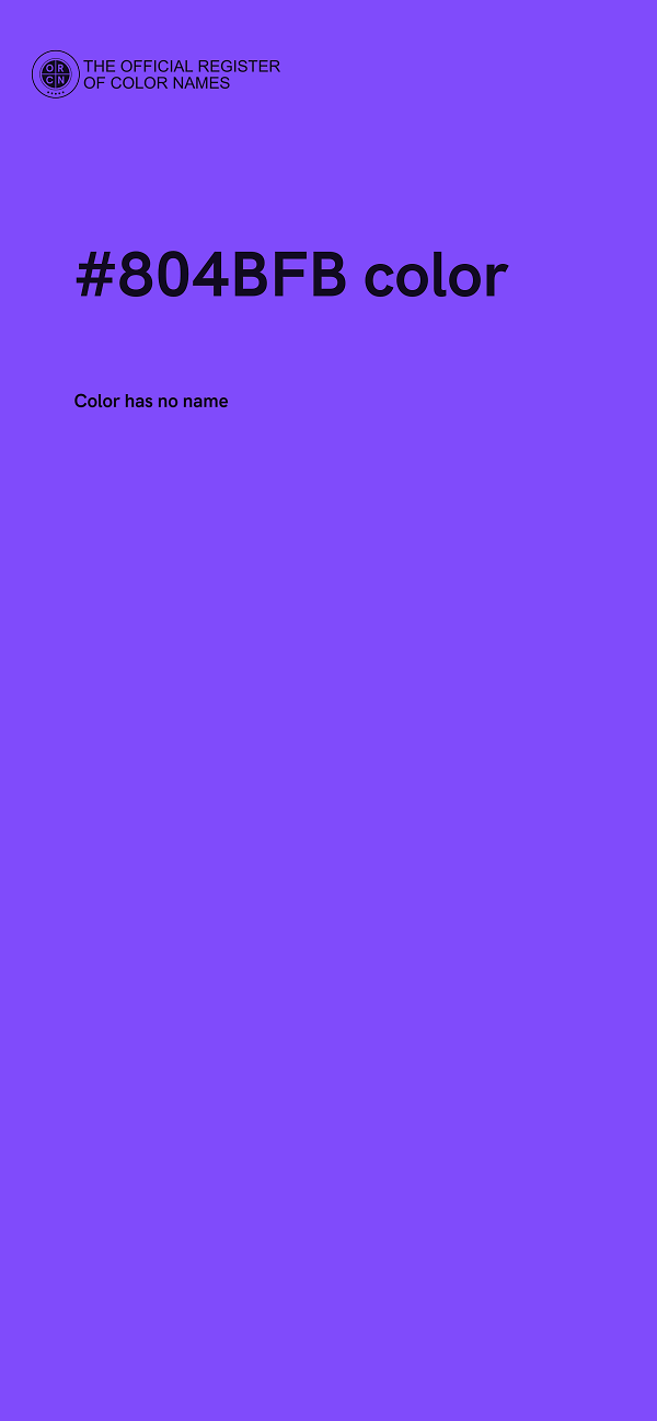 #804BFB color image