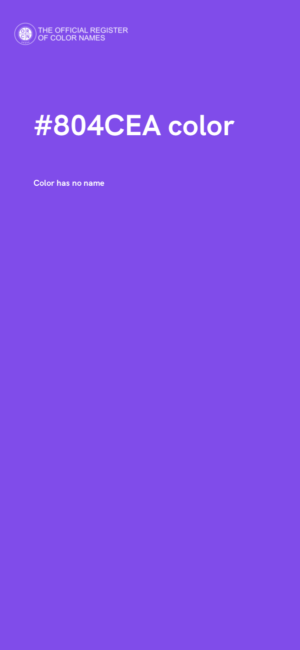 #804CEA color image