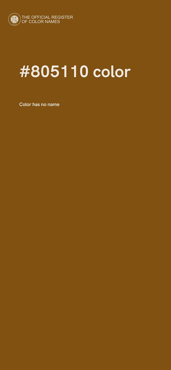#805110 color image