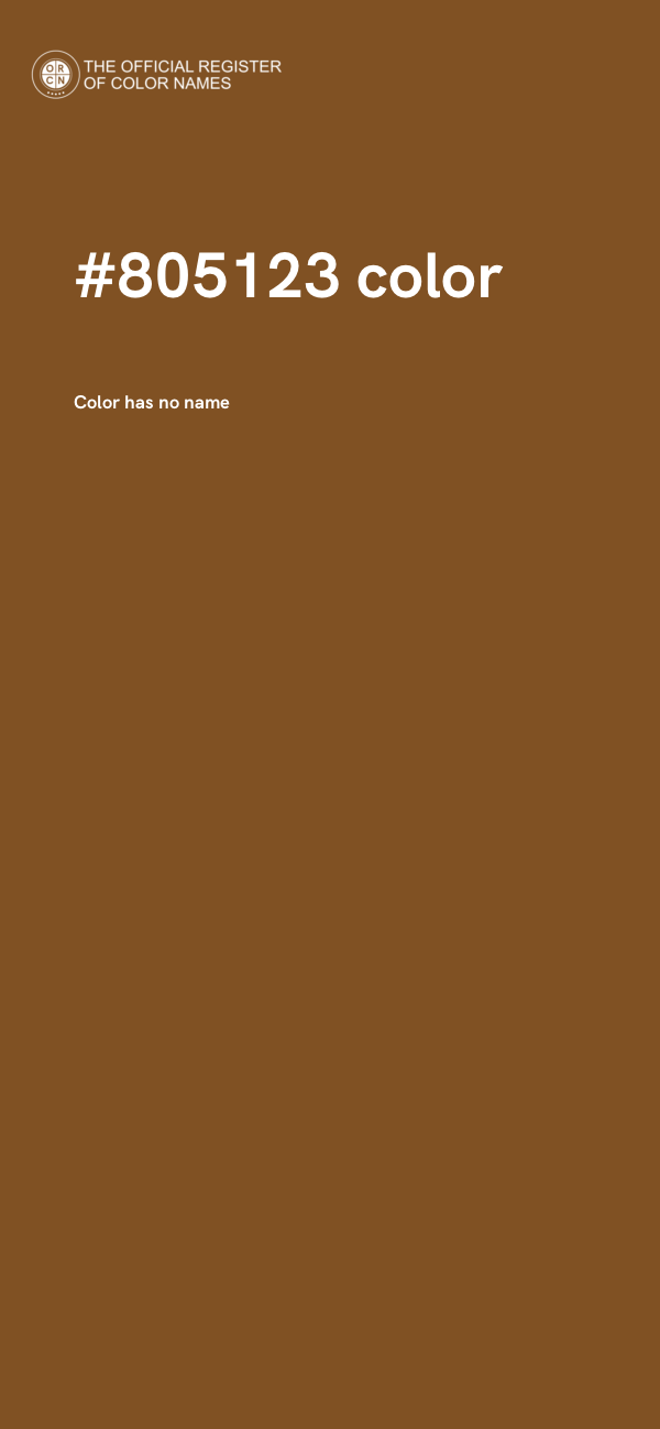 #805123 color image