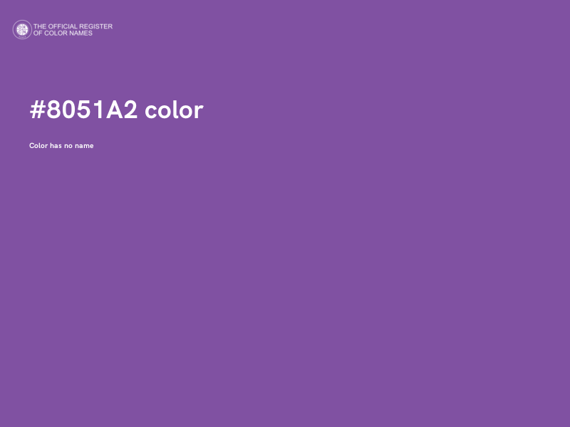 #8051A2 color image