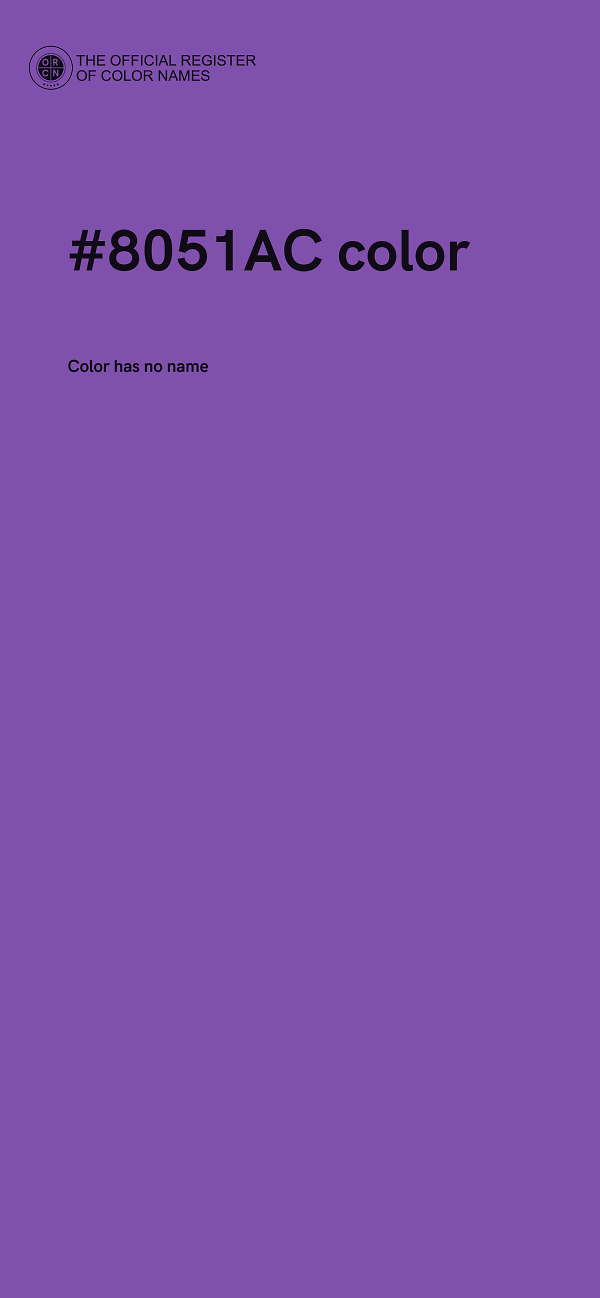 #8051AC color image