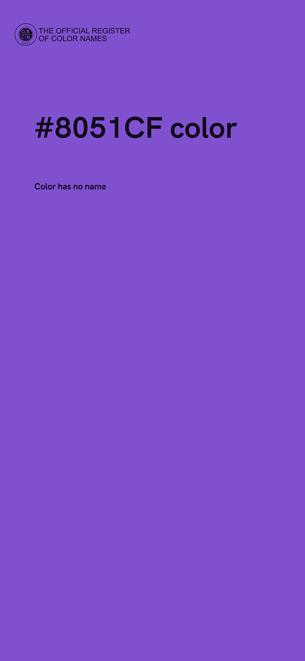 #8051CF color image